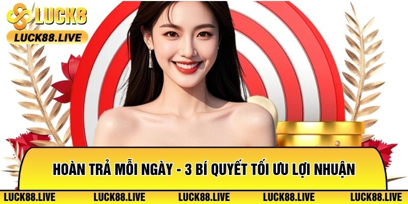 Hoàn Trả Mỗi Ngày - 3 Bí Quyết Tối Ưu Lợi Nhuận Cùng Luck8